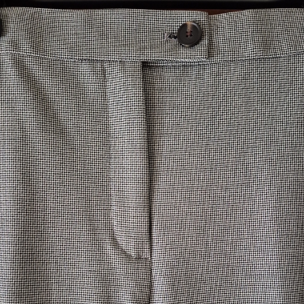 Ann Taylor Monochrome Patterned Trousers